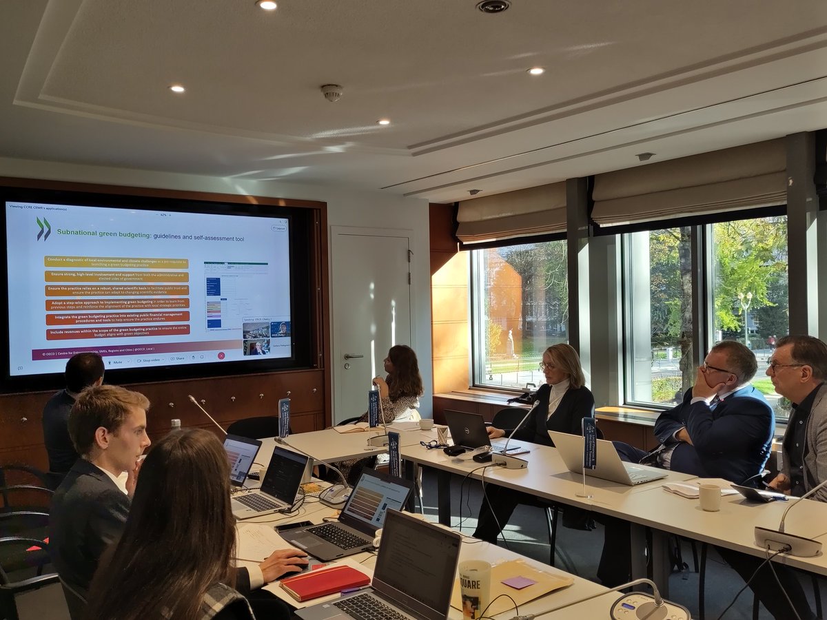M_Gaudron's tweet photo. Work of @OECD_local and UCLG @LocalFinances on the World Observatory on Subnational Government Finance and Investment was instrumental to collect some data used for @CCRECEMR study on #localfinances. @ChatryIsabelle presents related tool subnational government climate finance hub https://t.co/UFWjcg9vk2