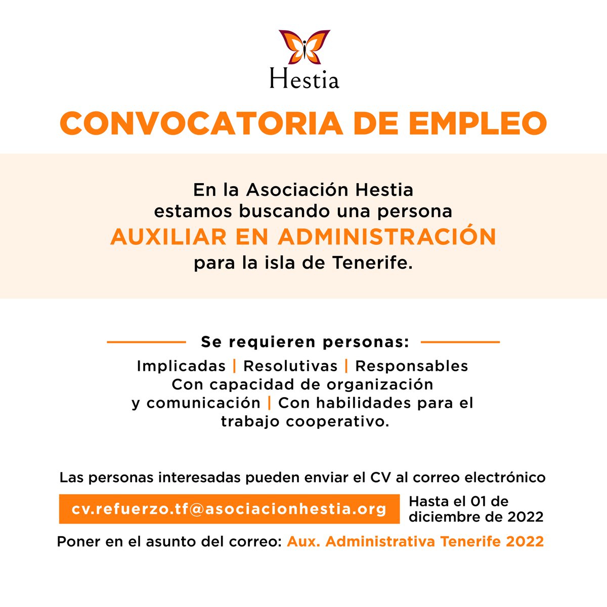 Asociación Hestia (@asochestia) on Twitter photo 