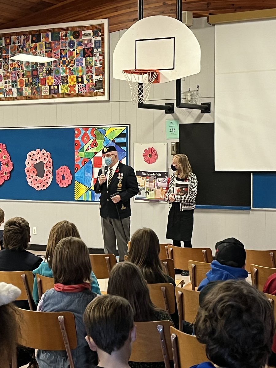 We had a very moving and thoughtful Remembrance Day Ceremony. The students displayed amazing work and we were so fortunate to have members from the Royal Canadian Legion join us. Take the time to remember. <a href="/ssrsbpes/">Pentz Elementary School</a> <a href="/SSRCE_NS/">South Shore Regional Centre for Education</a>