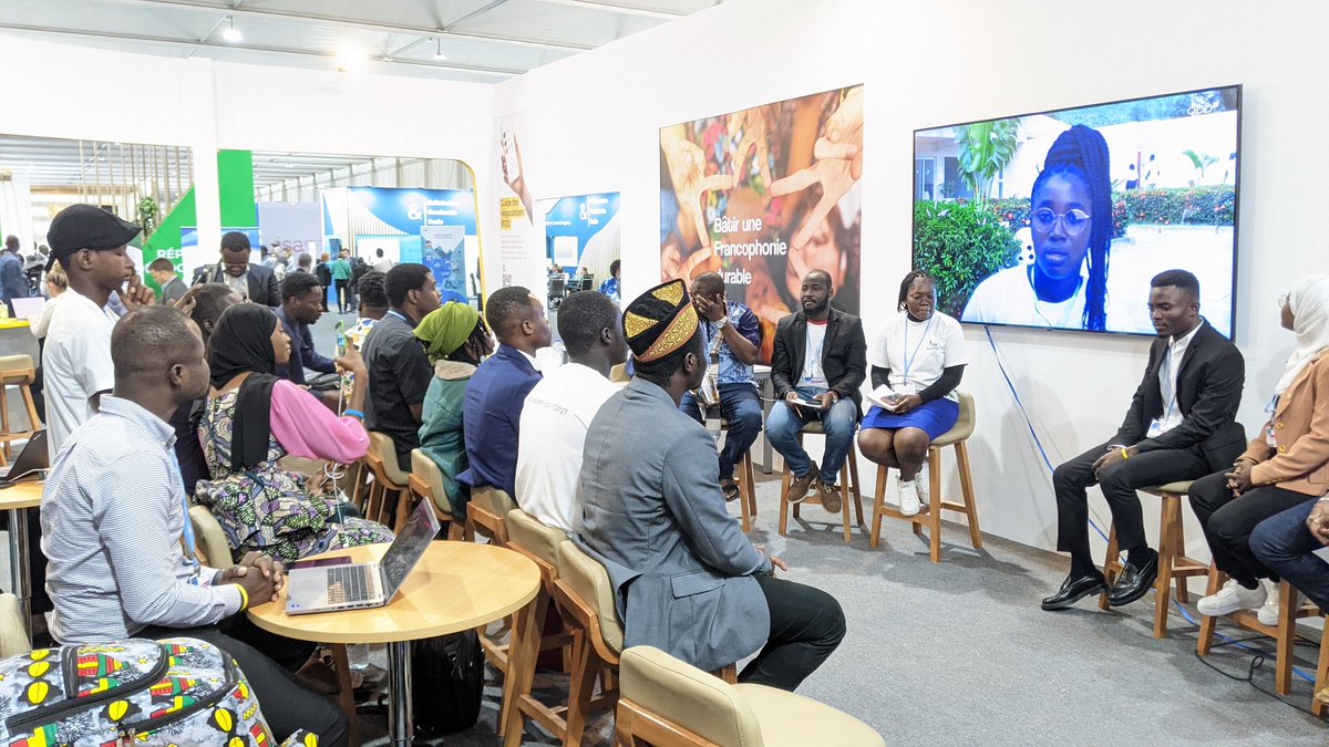 TanceDeguenon's tweet photo. Rejoignez-nous au pavillon de la francophonie si vous êtes à la #COP27 pour une présentation de la Déclaration de #Défalé et des plans d'actions d'@ecolotriporg https://t.co/AChIBCxEnw