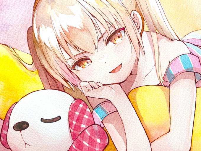 アナログ絵を上手く撮るのが難しい🙄 