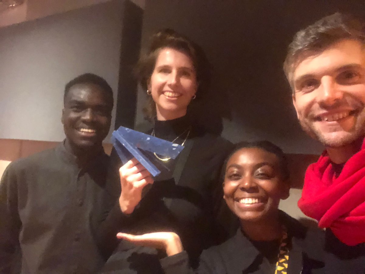 Amazing to win the Activism Award last night at the <a href="/ArchibooLive/">Archiboo</a> Awards for our <a href="/HomemakerOxford/">Homemaker Oxford</a> action-research project tackling housing need across Oxford! Special thanks to @lucywarin <a href="/rooinspace/">Andy Edwards (He/him)</a> <a href="/Fisher_Charlie/">Charlie Fisher</a> <a href="/AlexTowler/">Alex Towler</a> <a href="/KatieReilly93/">Katie Reilly</a> w/ past&amp;present coop members' support