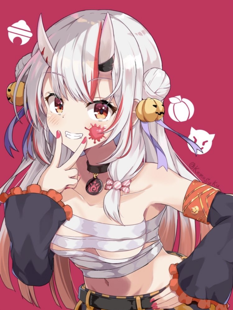 百鬼あやめ 「去年と今年の比較、たまたま絵柄試してたのもあるけど偉い差である 」|けースヶのイラスト