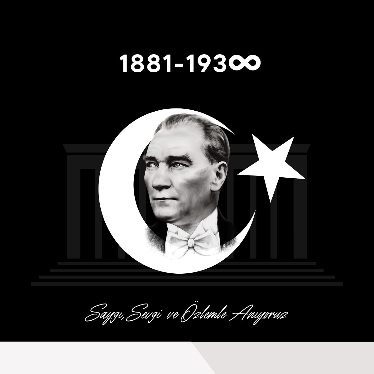 KURAkademi's tweet photo. Özlem, sevgi, saygı ve hürmetle...

#10Kasim #Ataturk #Türkiye #Cumhuriyet https://t.co/BQrmUrh2O7