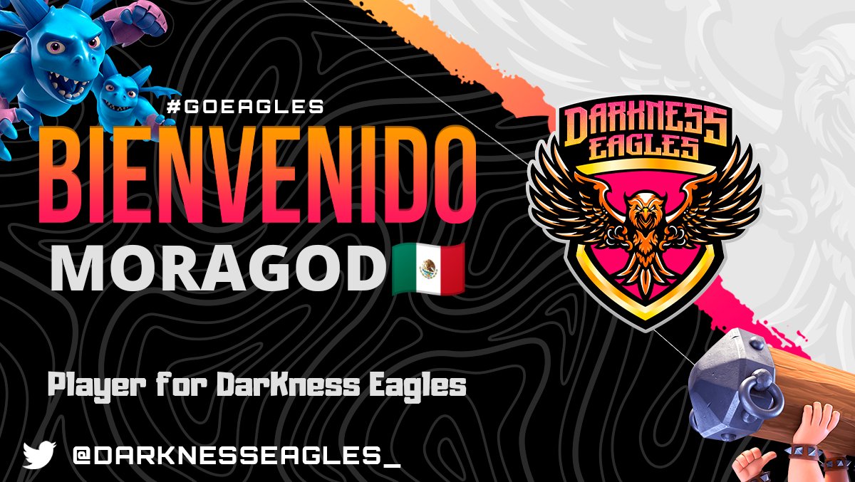 Deers_eSports's tweet image. #CR / 🔴PRESENTACIONES🟡

📢LAS ÁGUILAS TIENEN NUEVOS COMPAÑEROS PARA DARLO TODO EN LAS DIFERENTES LIGAS!!📢

👋Queremos dar la bienvenida a estos cracks que vienen a darlo todo y a mostrar su gran nivel en la Arena👋 . Estos son: 👤@Rodii_AleMc , 👤@MoraGod4 y 👤@eft_ivan .
