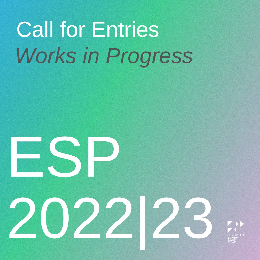 ⚡ESP2022|23 Works in Progress is #openforsubmissions!⚡

Calling projects currently in #postproduction
More info👇
bit.ly/WorksInProgres…

⚠️Deadline: 12th December, 2022, 23:59 C.E.T.
#EuropeanShortPitch #EmergingTalent #ShortFilm
