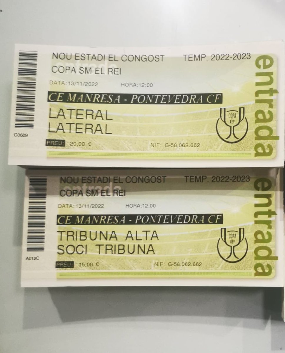 Cemanresa1906's tweet image. 🍀🍀 Guanya 2️⃣ entrades pel Manresa-Pontevedra de Copa

Tres senzills pasos:
1️⃣ Segueix-nos
2️⃣ Fes RT a aquest tweet
3️⃣ Fes like a aquest tweet

Demà direm el guanyador 

#LaCopaAManresa #ISiPassem