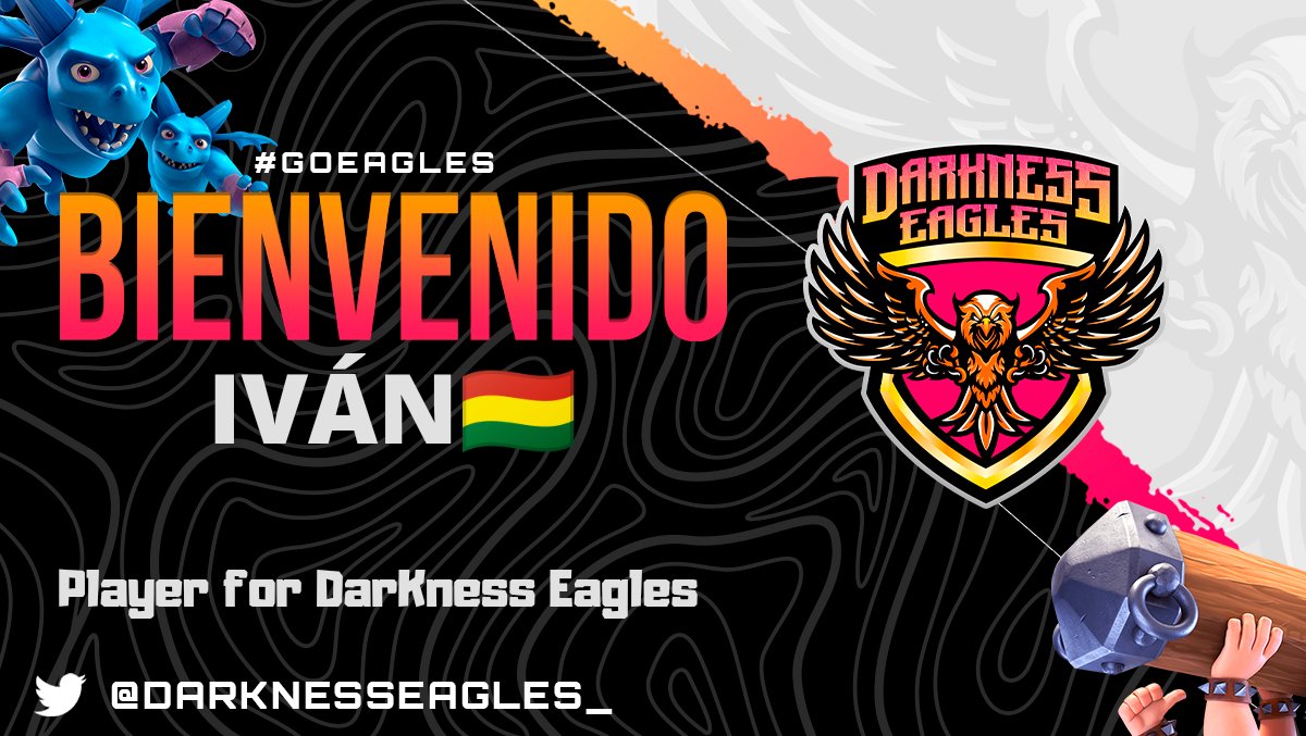 Deers_eSports's tweet image. #CR / 🔴PRESENTACIONES🟡

📢LAS ÁGUILAS TIENEN NUEVOS COMPAÑEROS PARA DARLO TODO EN LAS DIFERENTES LIGAS!!📢

👋Queremos dar la bienvenida a estos cracks que vienen a darlo todo y a mostrar su gran nivel en la Arena👋 . Estos son: 👤@Rodii_AleMc , 👤@MoraGod4 y 👤@eft_ivan .