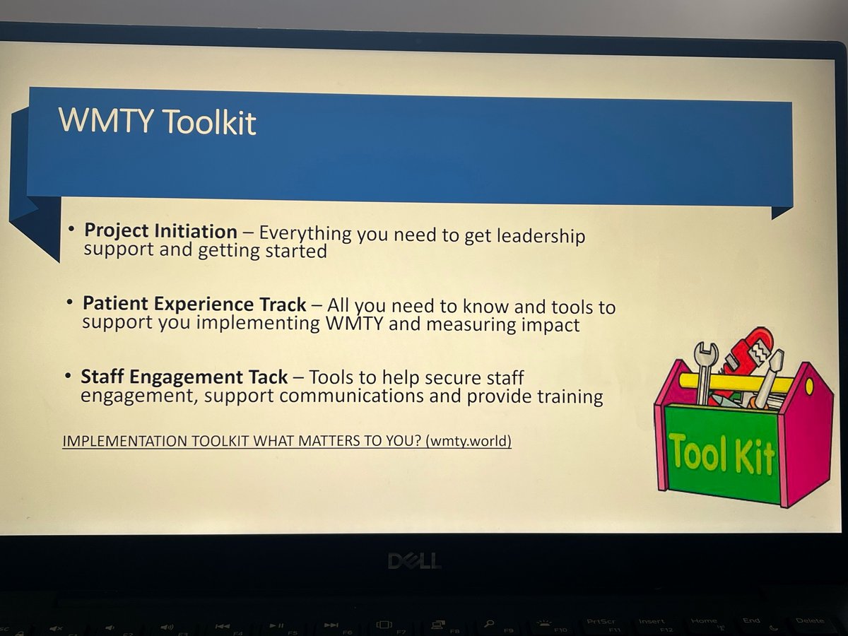 Very happy to be taking part in the Clinical Audit Leadership Conference today and sharing my experience of asking the powerful question "What Matters to You"? ASK, LISTEN, DO. Shift the power to the person who knows best what they need. Its not hard! <a href="/HSCQI/">@HSCQI</a> <a href="/TheIHI/">Institute for Healthcare Improvement (IHI)</a> <a href="/NHSCTrust/">Northern Trust</a>