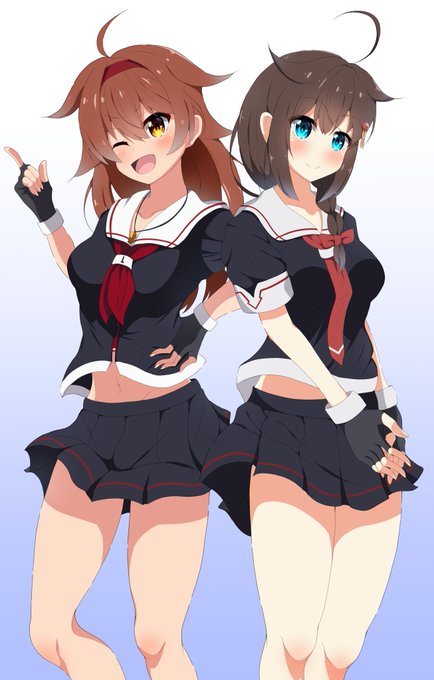 白露と時雨#艦これ #時雨 #白露 