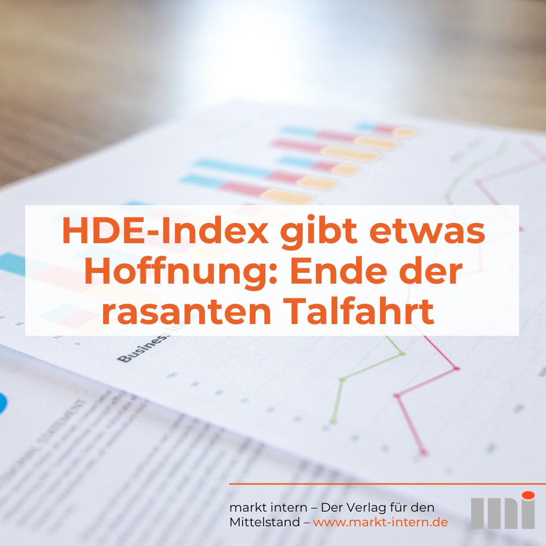 marktintern's tweet image. Die Ergebnisse des aktuellen Konsumbarometers des Handelsverbands Deutschland (HDE) sind zwar noch kein Anlass für überzogenen konjunkturellen Optimismus, aber sie zeigen zumindest, dass die  Talfahrt der Verbraucherstimmung beendet ist. 

Mehr dazu hier:

markt-intern.de/blog/archives/…
