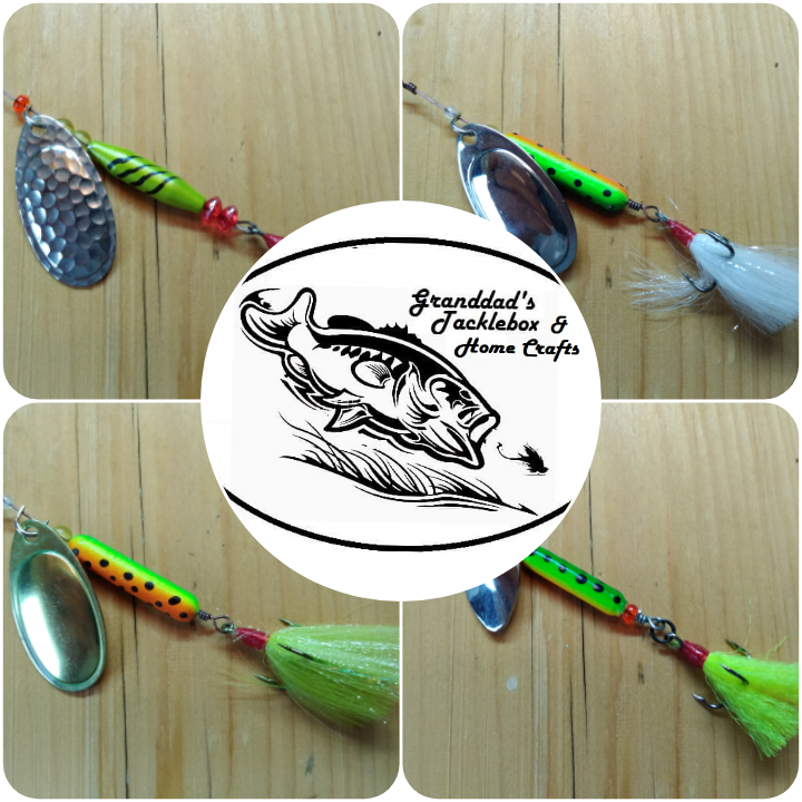 STacklebox's tweet image. I have a good variety of hand made online spinner baits available. They work great in creeks and rivers for most game fish. Come on over to the site and check it out.