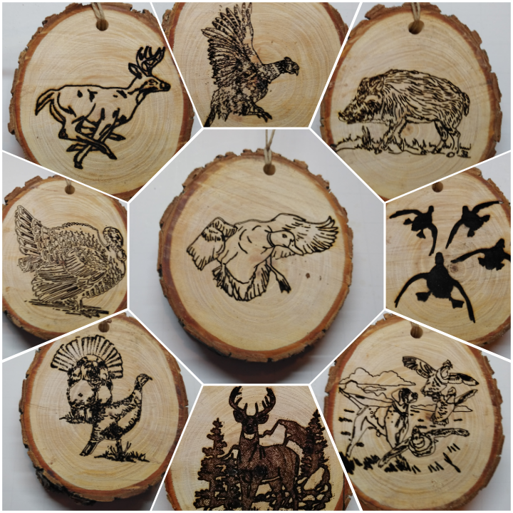 STacklebox's tweet image. I have hand cut and engraved wood Christmas ornaments available. Come on over to the site and check it out.