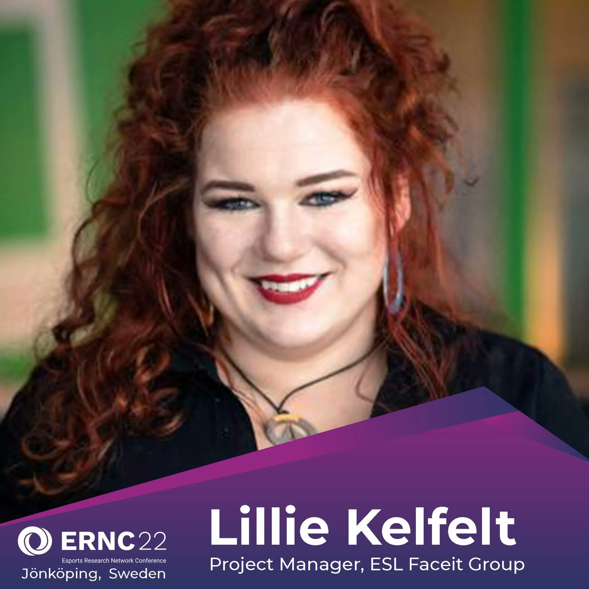 Esports Research Network Conference 2022 (@ern_conference) on Twitter photo Lillie Klefelt <a href="/LillieKlefelt/">Lillie Klefelt</a> was a founder of @FemaleLegends and is now at <a href="/ESL/">ESL</a> as a project manager for #GGFORALL. Lillie will be an opening speaker on the 21st and join @JuliaHiltscher & <a href="/goosebreeder/">FLY GooseBreeder</a> on the 23rd for a panel moderated by @DrBrianMcCauley live on Twitch Lillie Klefelt <a href="/LillieKlefelt/">Lillie Klefelt</a> was a founder of @FemaleLegends and is now at <a href="/ESL/">ESL</a> as a project manager for #GGFORALL. Lillie will be an opening speaker on the 21st and join @JuliaHiltscher & <a href="/goosebreeder/">FLY GooseBreeder</a> on the 23rd for a panel moderated by @DrBrianMcCauley live on Twitch