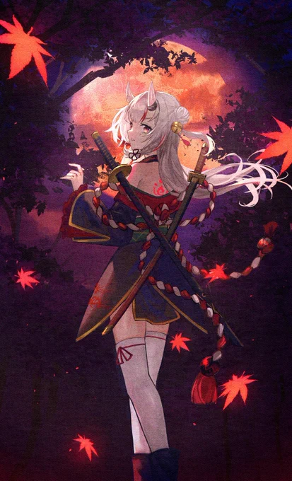 月蝕#百鬼絵巻 