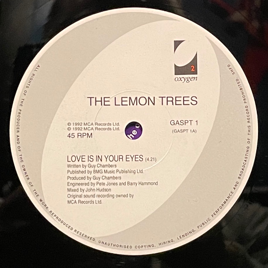 MILEHIGHCLUB202's tweet photo. ほな12いこか
the lemon trees / love is in your eyes [’92 Oxygen / MCA Records --- GASPT 1]
#TheLemonTrees #LoveIsInYourEyes #OpenBook #JackJosephPuig #GuyChambers #vinylbar #recordbar #レコードバー #mhc10112022
https://t.co/dX7Ark2vFG https://t.co/pizjca9oPz