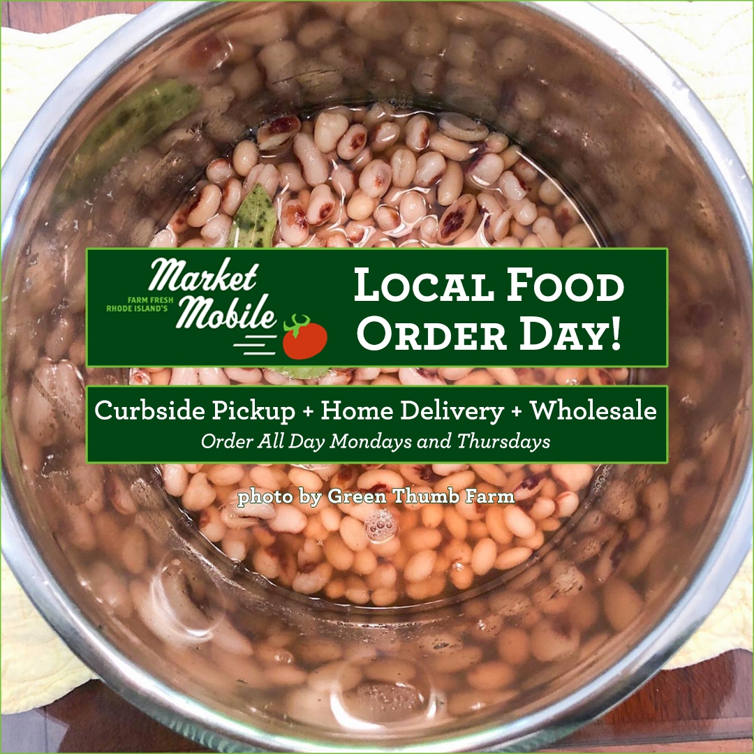 It's #LocalFood ORDER DAY on #MarketMobile — It's like shopping the farmers market online. Choose curbside pickup at Farm Fresh RI; home delivery to Providence, Pawtucket, East Bay &amp; Newport; or biz wholesale delivery throughout RI, Boston-metro +more. marketmobile.farmfreshri.org