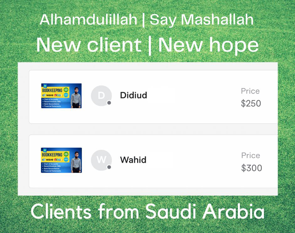 Alhamdulillah! This time the client is from Saudi Arabia. I really like the opportunity to work with the people of Saudi Arabia, the country of Quran and Sunnah, May Allah bless our Rijk. Ameen! #bookkeeping #accounting #zohobooks #zoho #zohocrm #zohopartner #saudiarabia