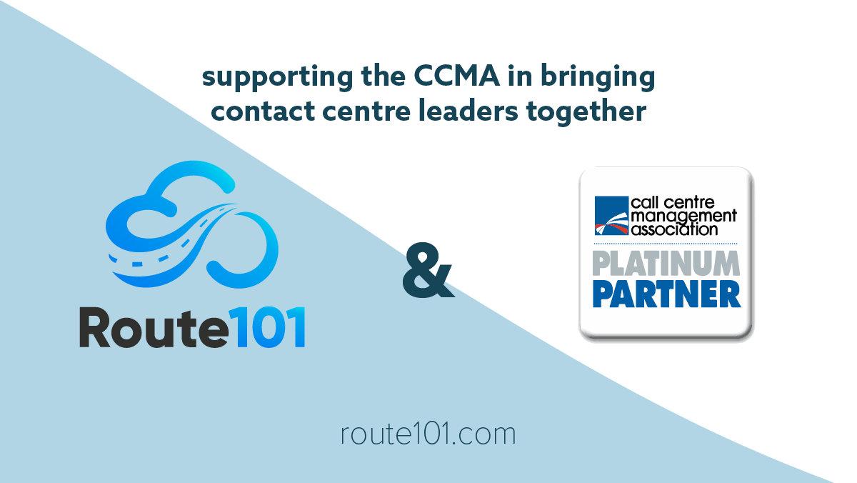 Route101Ltd's tweet image. We are very pleased to announce that we are embarking upon a new partnership with @CCMATALK. 

As a Platinum partner, Route 101 will be supporting the CCMA to bring contact centre leaders together, share best practice and build skills and knowledge.

hubs.li/Q01r-lRH0