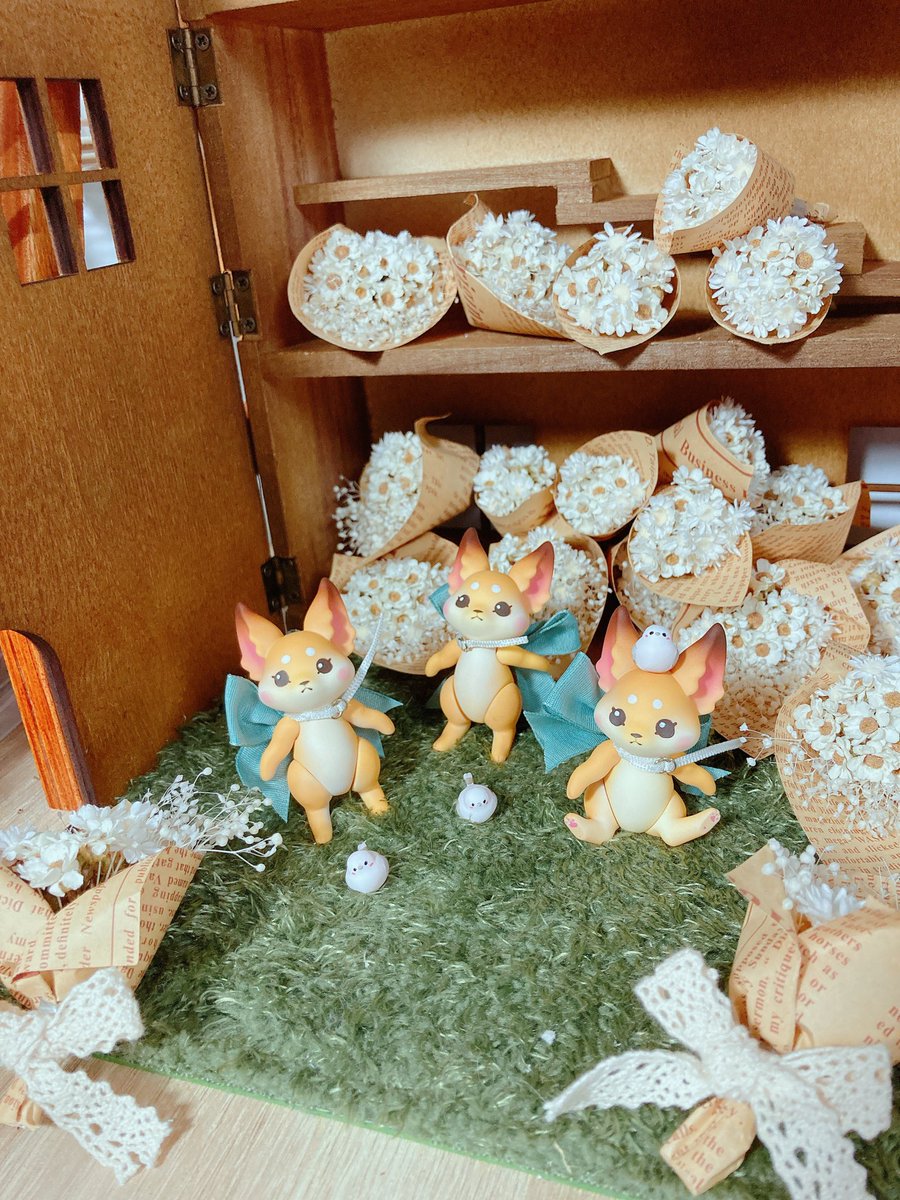 dormouse000's tweet image. 本週活動11/12台中斜角巷娃展
【D20:  Dormouse眠】
（網銀國際研發大樓6樓）
台中市大里區泉水街86號
參展作品
★芬尼大耳狐可動拉線娃娃套組少量三套（現貨）
★白色聖誕花束
★二手娃物
【寄售商品】：
★十十早（少量睡袋）
★琥珀糖（DD.MDD眼珠）
#bjd #原創公仔 #設計師公仔 #娃展