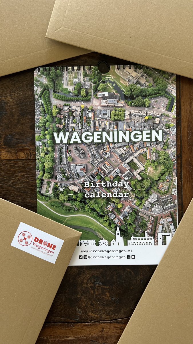 First shipment ready!💪 Get the new calendar here -> dronewageningen.nl/product/wageni… 📆#birthdaycalendar #wageningen #dronewageningen