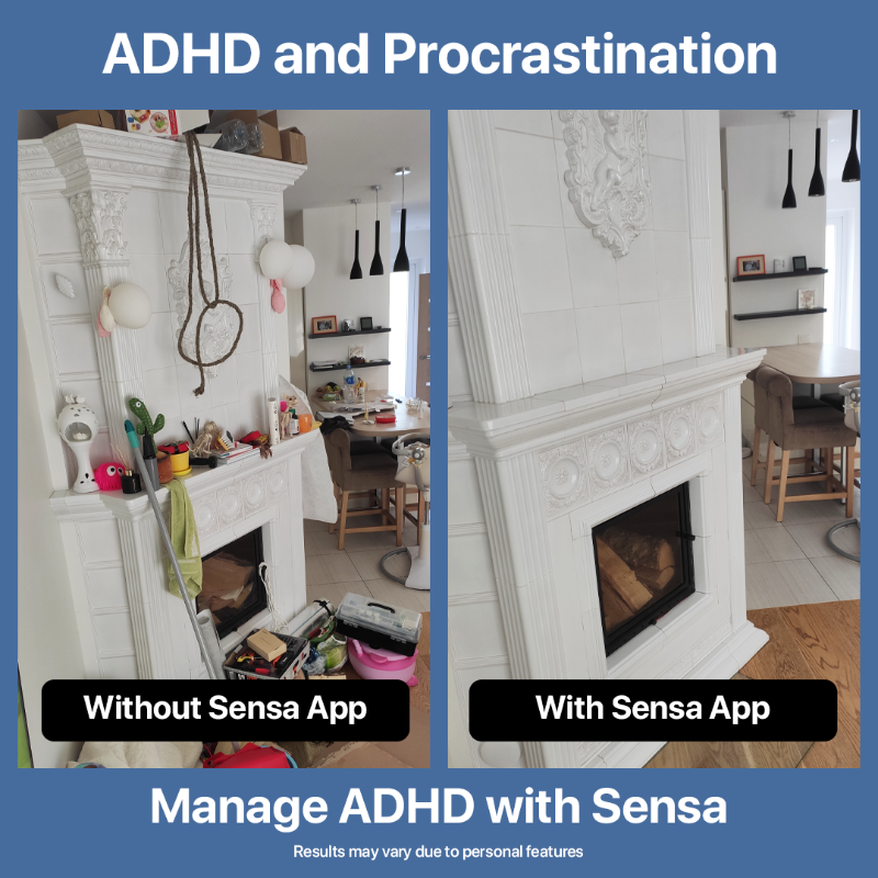 SensaHealth's tweet photo. Managing ADHD is a process, not a one-time fix. That’s why the Sensa app is packed with CBT (Cognitive Behavioral Therapy) techniques, everyday lessons, and calming exercises.