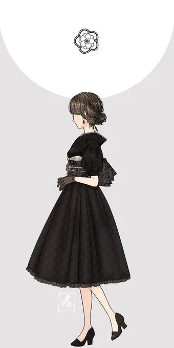 フォーマルな和ドレス 