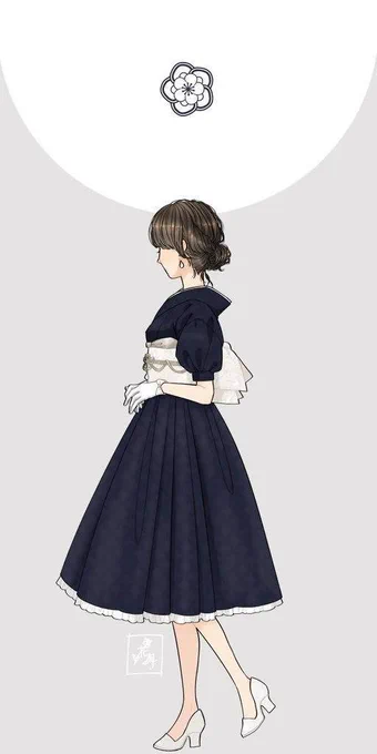 フォーマルな和ドレス 
