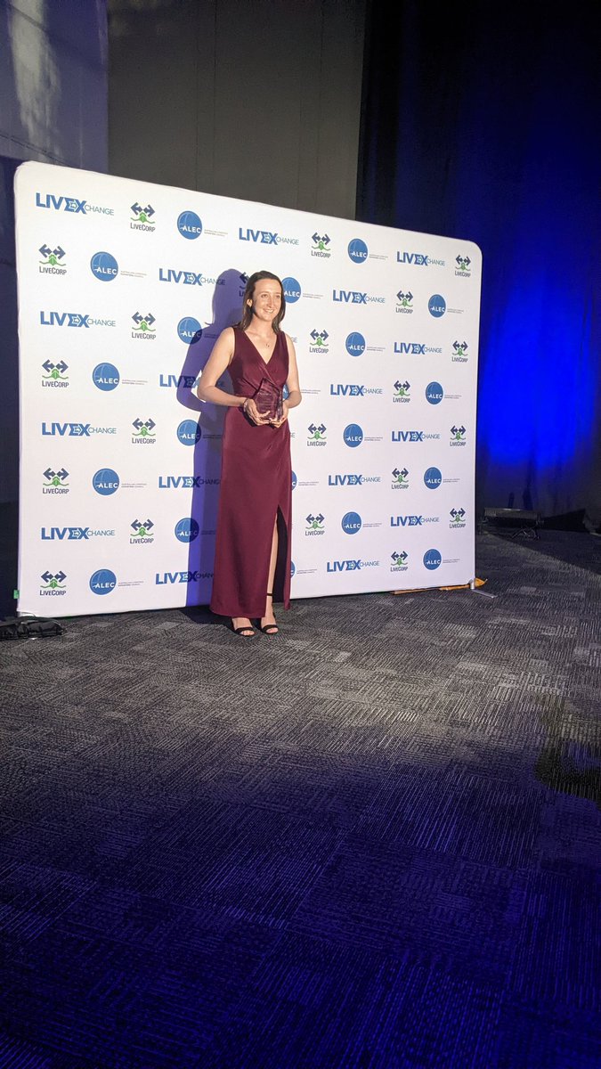ALEC (@austliveexports) on Twitter photo Congrats to the winner of the Livestock Exporter Young Achiever of the Year 2022, Ceny Hussie!
Thanks to <a href="/AuNutrien/">Nutrien Ag Solutions Australia</a> for sponsorship of the award.
Ceny is a passionate young leader who is focussed on animal welfare across the supply chain.
Well done, Ceny! #liveexchange22 Congrats to the winner of the Livestock Exporter Young Achiever of the Year 2022, Ceny Hussie!
Thanks to <a href="/AuNutrien/">Nutrien Ag Solutions Australia</a> for sponsorship of the award.
Ceny is a passionate young leader who is focussed on animal welfare across the supply chain.
Well done, Ceny! #liveexchange22