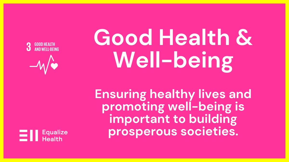 Ensuring healthy lives and promoting well-being at all ages is essential to sustainable development. Through #SDG 3, health is central to Agenda 2030 and linked to over a dozen targets in other goals on urban health, equal access to treatments, and non-communicable diseases.