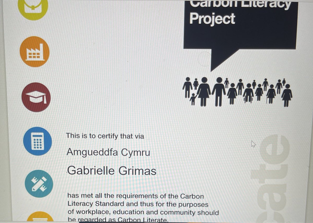 Can confirm that I have nailed Carbon Literacy 🌍👩🏻‍💻

 #carbonliteracyproject #museums