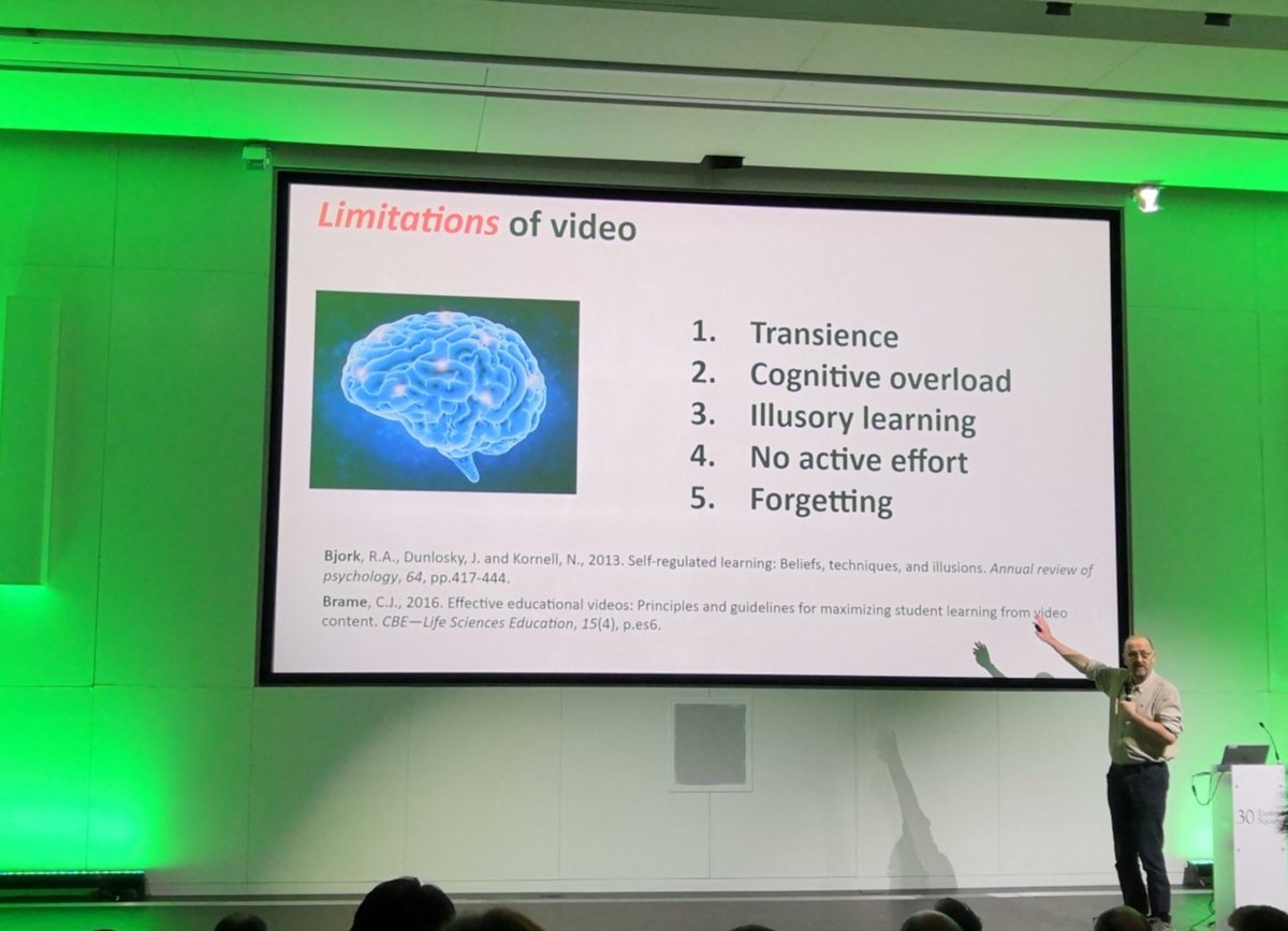 11jin's tweet photo. Research shows Turning off camera is better for students learning, focused better and longer memories. Many useful research findings from @DonaldClark talk @Panopto conference 2022. https://t.co/m1yOBcK6rj