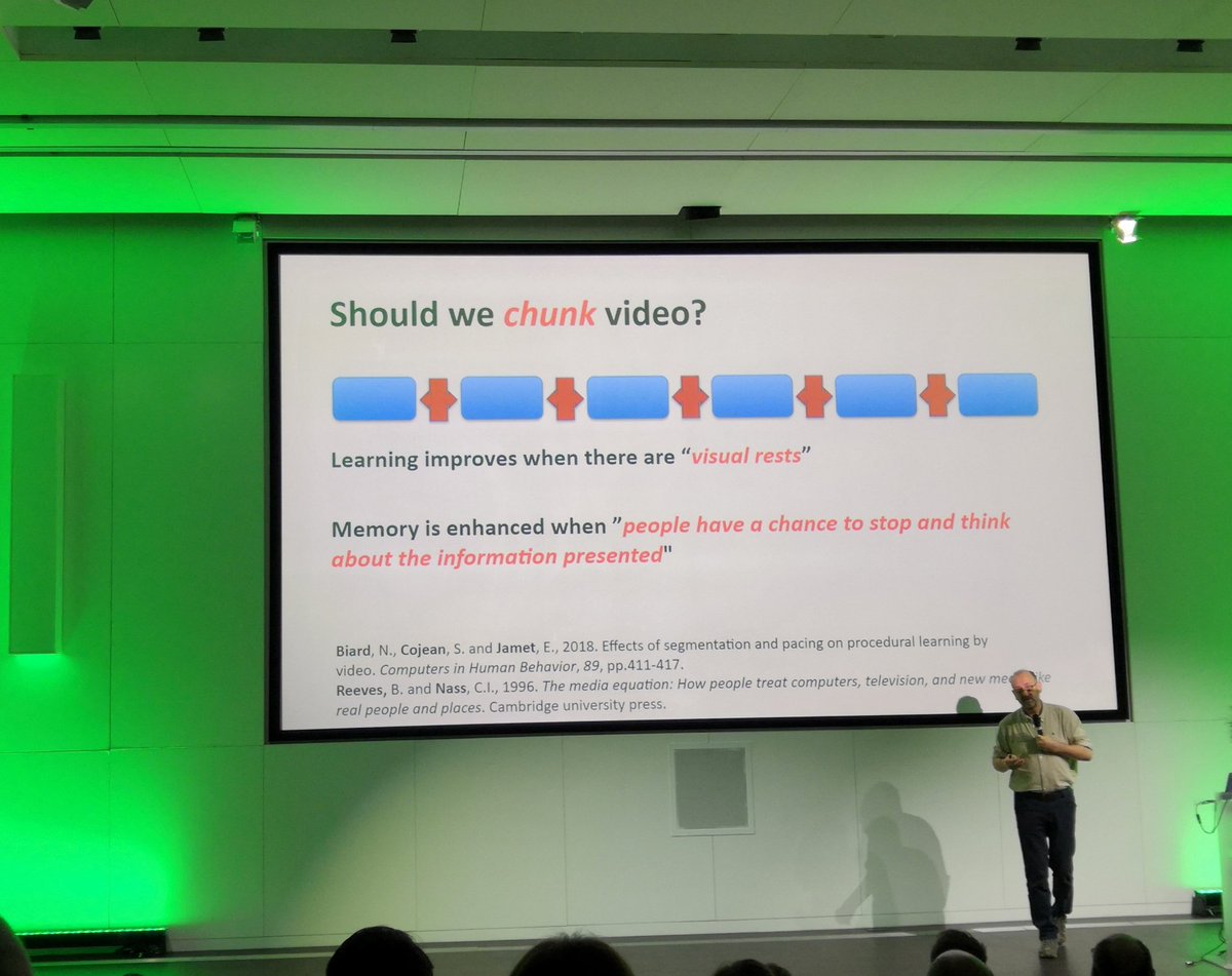Research shows Turning off camera is better for students learning, focused better and longer memories. Many useful research findings from <a href="/DonaldClark/">Donald Clark</a> talk <a href="/Panopto/">Panopto</a> conference 2022.