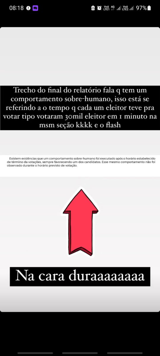 DebbMariee's tweet photo. #BrazilWasstolen

Mais uma observação sobre o relatório: https://t.co/QGhgO4h2HT