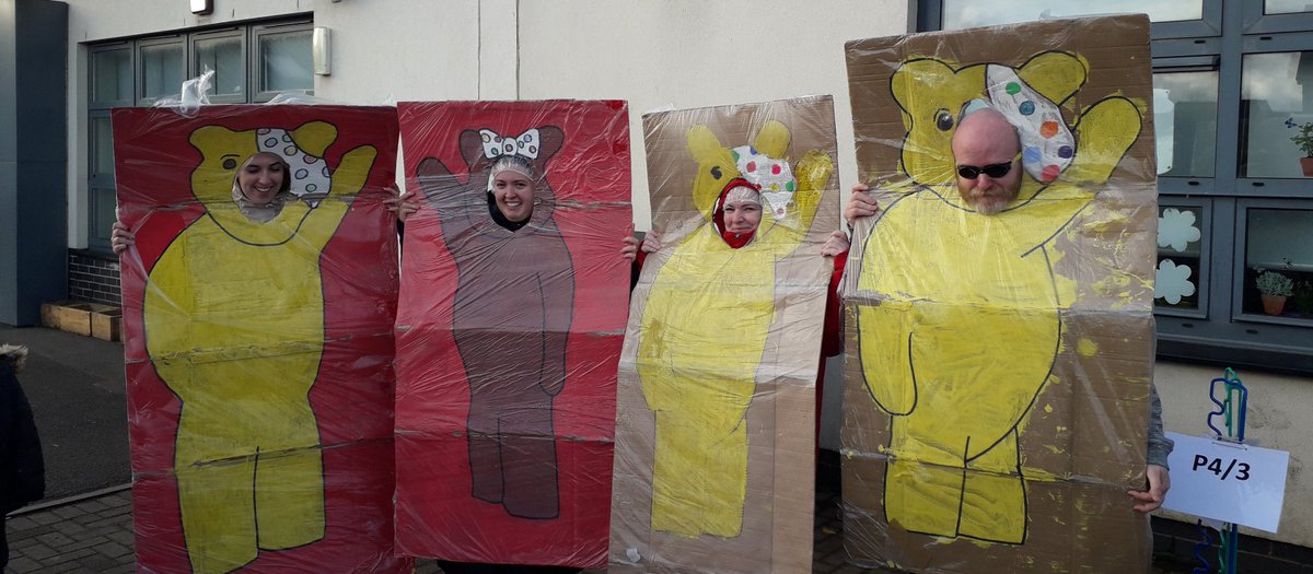 Ms_ClarkeSPS's tweet photo. What a welcome return of "Soak The Teacher" to @SimpsonPrimary for @BBCCiN. We thank our community for their generous donations for such a fantastic cause. A massive thank you also to our Teachers and Pupil Support Workers for being such good sports and of course @MissA_Azam https://t.co/ofwWtvrkqF