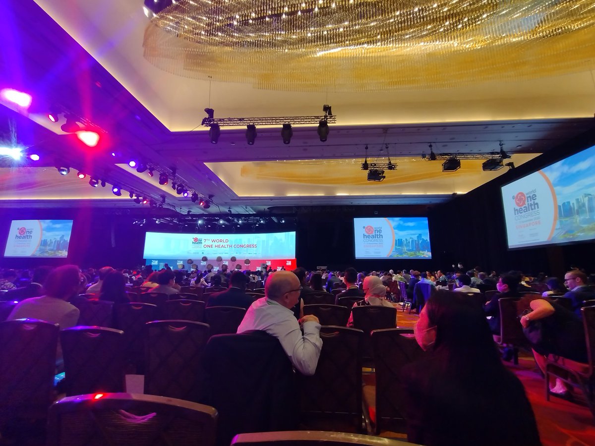 Great few days at <a href="/WOHCongress/">World One Health Congress</a> attending a range of #OneHealth talks and discussions. International collaboration is vital for future research and policy, so until next time Singapore!