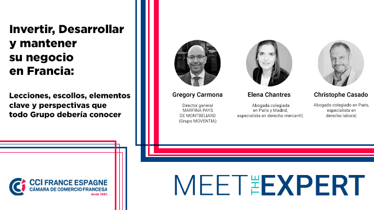 👉 El próximo 28 de noviembre organizamos un nuevo #meettheexpert con reflexiones y consejos sobre invertir y consolidar un negocio en Francia
📆 28/11
🕗 09h
📍 Auditorio Cámara Francesa
👉bit.ly/3UB7hGf
#ventas  #Management #Francia