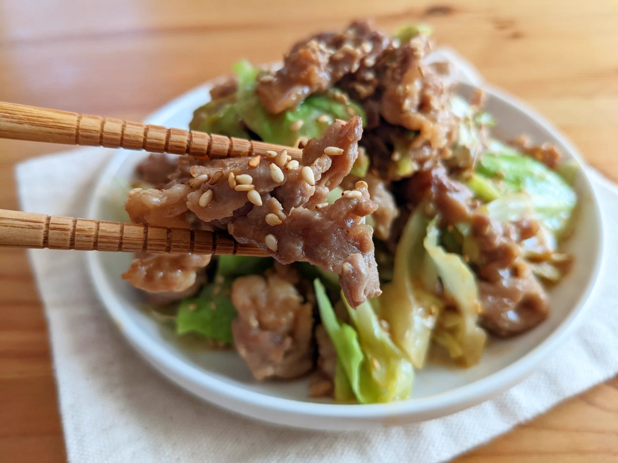 最強のおかずはこれ！お手軽「豚盛り味噌キャベツ」。