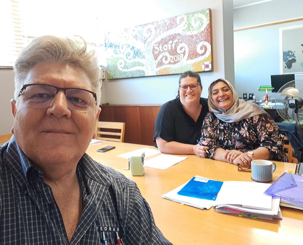 TonyFEDSAS's tweet photo. The marvellously compassionate leaders at #TygerhofPS, Deputy Laishley and Principal Harris, radiate caring. #ProudlyProfessional #Halala Tygerhof PS @fedsas1 @Wendy_Horn01 @DavidJohnMillar https://t.co/xZysFSwvki