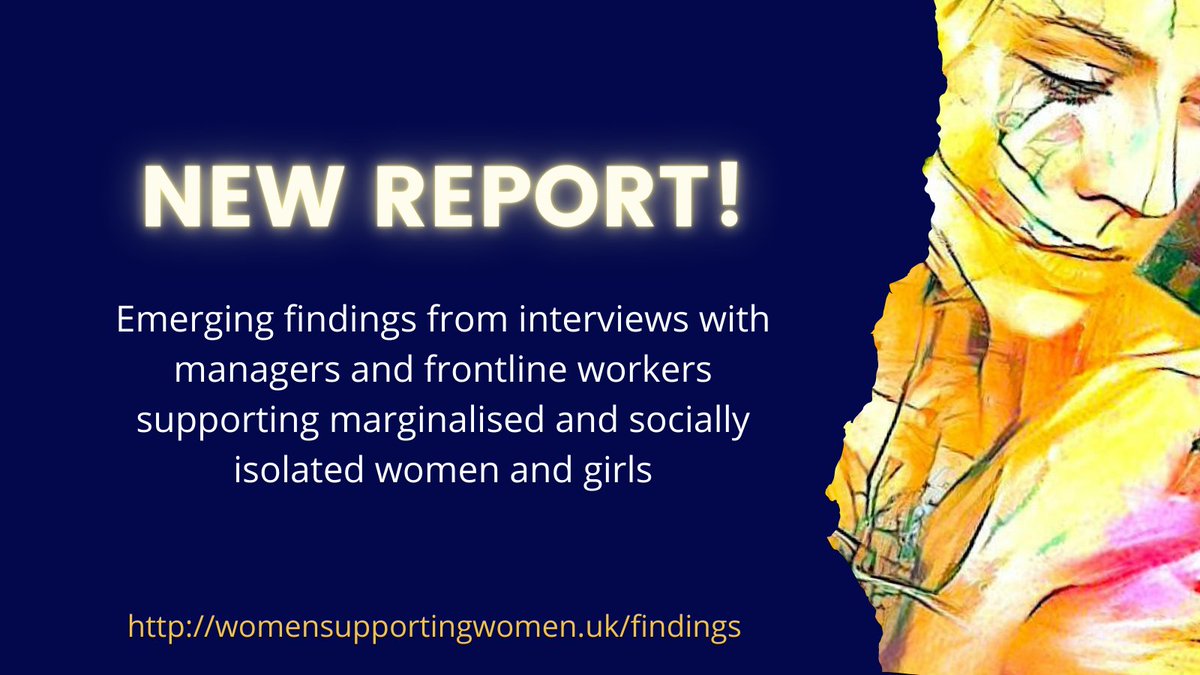 Women supporting women in the welfare sphere (@supportwomen_) on Twitter photo 📢📢 New report available! Take a look at the emerging findings from interviews with managers & frontline workers exploring the challenges in working with marginalised & socially isolated women & girls! bitly.ws/wuJm
<a href="/TheSCCJR/">SCCJR</a> <a href="/CamCriminology/">Criminology Cambs</a> <a href="/NuffieldFound/">Nuffield Foundation</a> <a href="/UofGSPS/">UofG Soc & Pol Sci</a> 📢📢 New report available! Take a look at the emerging findings from interviews with managers & frontline workers exploring the challenges in working with marginalised & socially isolated women & girls! bitly.ws/wuJm
<a href="/TheSCCJR/">SCCJR</a> <a href="/CamCriminology/">Criminology Cambs</a> <a href="/NuffieldFound/">Nuffield Foundation</a> <a href="/UofGSPS/">UofG Soc & Pol Sci</a>