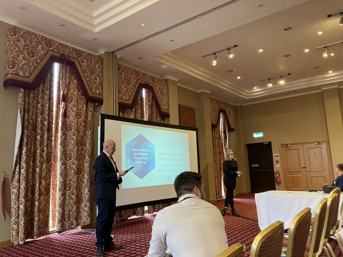 <a href="/BizSouth/">Business South</a> great to be at the <a href="/BasingstokeGov/">Basingstoke Council</a> Basingstoke &amp; Deane Symposium today building relationships with SME’s and local gov #BDbizfest22
