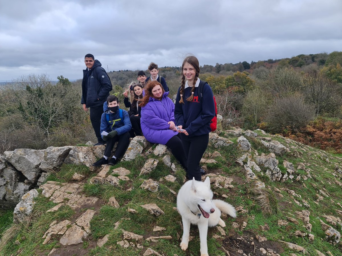 SEND group out exploring the Mendips today and Orienteering around Burrington Ham.