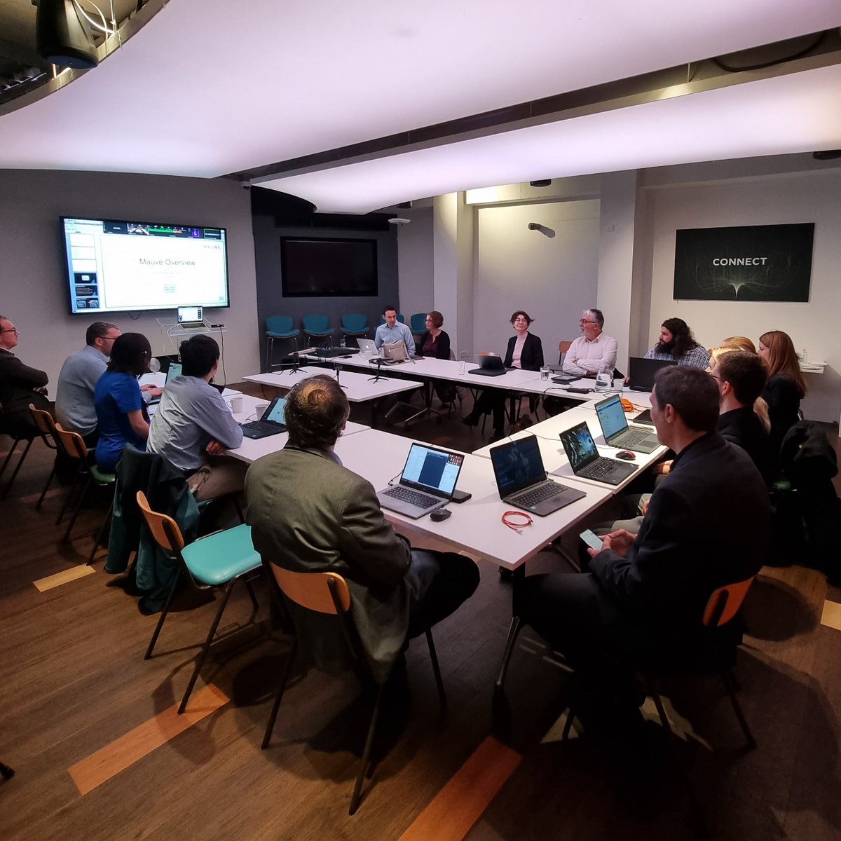 blueskiesspace's tweet photo. We were delighted to host our consortium partners C3S LLC, @isis_space &amp; @UniKent at our London HQ this week to formally kick off the activities for the Mauve satellite. 

Learn more about @BSSLMauve here: https://t.co/rb6HcIc3Ra https://t.co/7sGGObPPUy