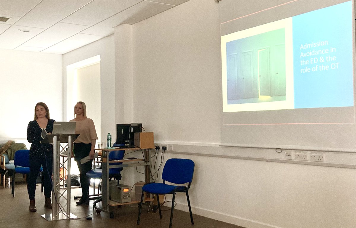 Dan McGaughey (@danielmcgaughe3) on Twitter photo Now we have Leigh Dobson & Shirley Vallely presenting Admission avoidance in #ED & the role of #OT
#OTbestpracticeday2022 #OTWeek22 <a href="/AndreaLothian3/">Andrea Gillespie</a> <a href="/CarlyRolstonOT/">Carly Rolston</a> <a href="/NHSGGCOTS/">NHSGGC Occupational Therapy</a> <a href="/RCOTScotWest/">RCOT Scottish West</a> <a href="/NHSGGCsouthAHP/">NHS GGC South AHP</a> <a href="/judith_rennie/">Judith Rennie</a>
#emergencycare #admissionprevention #OccupationalTherapy Now we have Leigh Dobson & Shirley Vallely presenting Admission avoidance in #ED & the role of #OT
#OTbestpracticeday2022 #OTWeek22 <a href="/AndreaLothian3/">Andrea Gillespie</a> <a href="/CarlyRolstonOT/">Carly Rolston</a> <a href="/NHSGGCOTS/">NHSGGC Occupational Therapy</a> <a href="/RCOTScotWest/">RCOT Scottish West</a> <a href="/NHSGGCsouthAHP/">NHS GGC South AHP</a> <a href="/judith_rennie/">Judith Rennie</a>
#emergencycare #admissionprevention #OccupationalTherapy