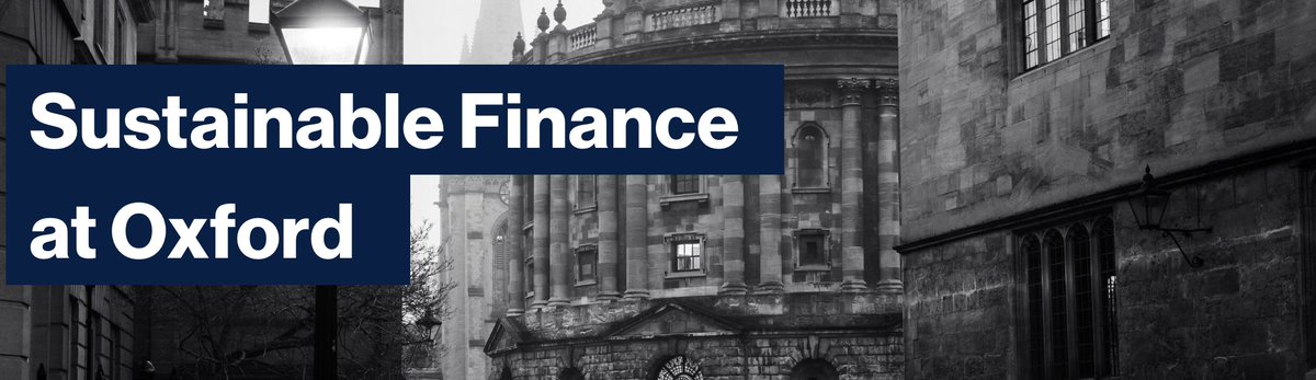 Super excited to announce that the <a href="/UniofOxford/">University of Oxford</a> #SustainableFinance Group is seeking to appoint five new career development fellows to shape the future of sustainable finance theory and practice. Find out more here: my.corehr.com/pls/uoxrecruit…