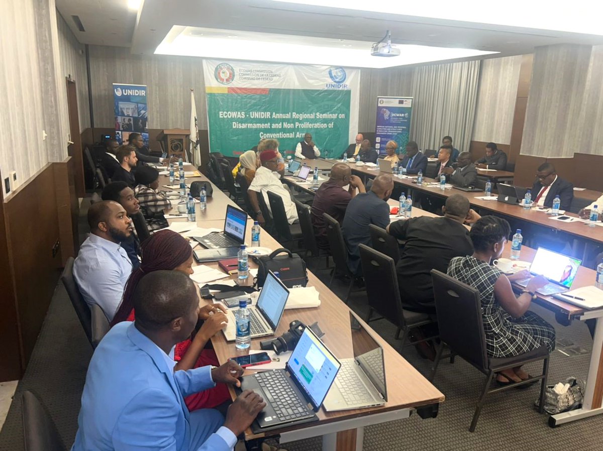 ECOWAS and UNIDIR organized a regional conference to facilita-te disarmament in West Africa ecowas.int/ecowas-and-uni…