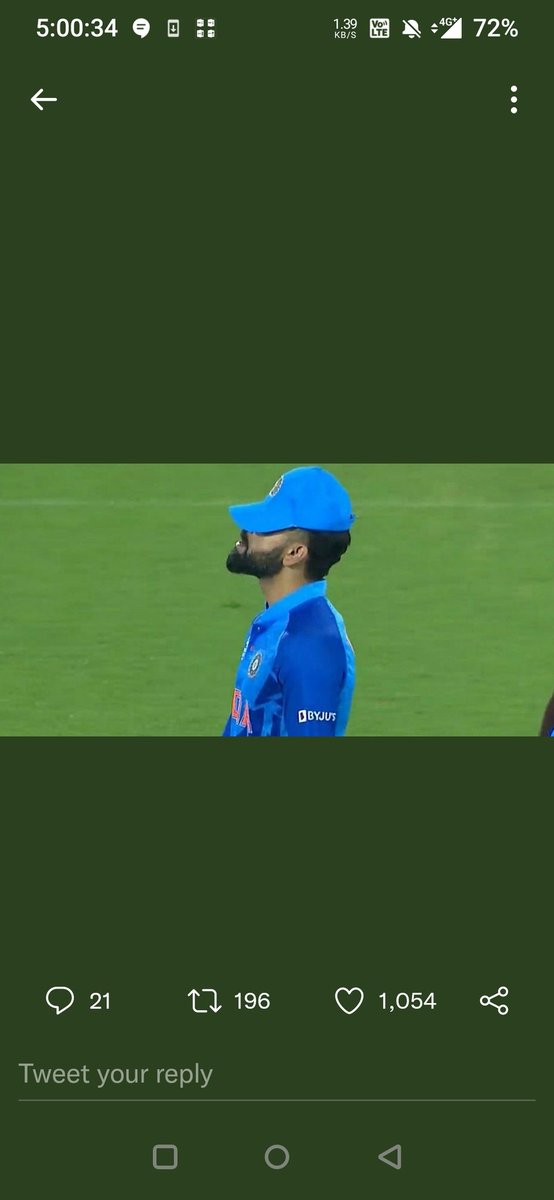 SKGodavari's tweet photo. ilage untadhi...team lo idhare aadithe🥲..
VIRAT comeback is only positive thing happened🙏
@imVkohli https://t.co/NanaSzdoEh