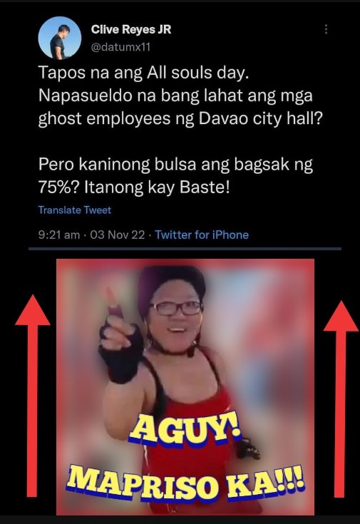 Pag nag-aakusa ng walang ebidensya.