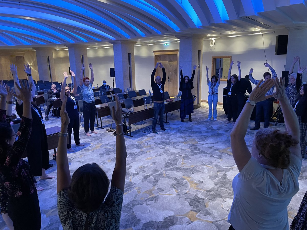 WpaThematic's tweet photo. Happening now:Dance movement and Yoga therapy for patients suffering from Breast cancer
#wpa #wpaThematic #malta https://t.co/rU0HDngD8P