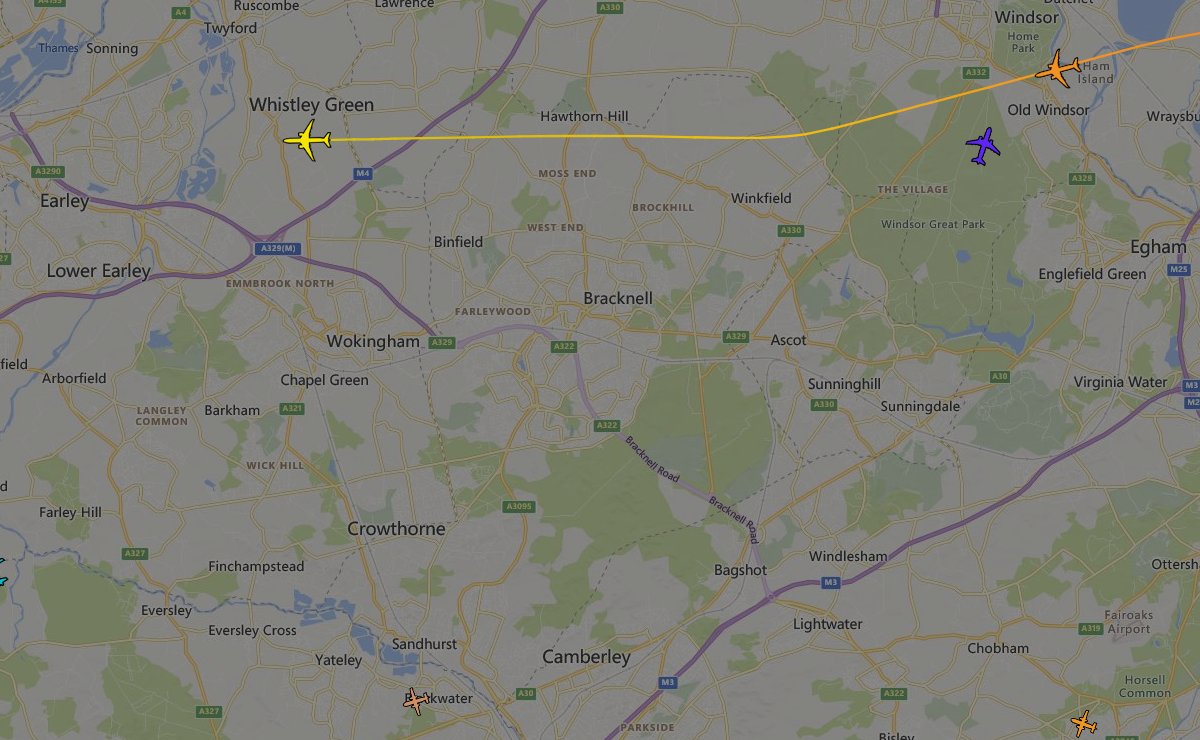 🇬🇧 G-STBP #SPEEDBIRD #BAW33K LHR-JFK: 2.7mi away heading W, travelling 338mph @ 5225ft #Heathrow #Departure [British Airways - #BOEING 777 300ER] [83 Tracked Flights @ 05:10:34 PM] #AboveBracknell #RG12 #RG42 #ADSB I've seen this aircraft 161 times before!